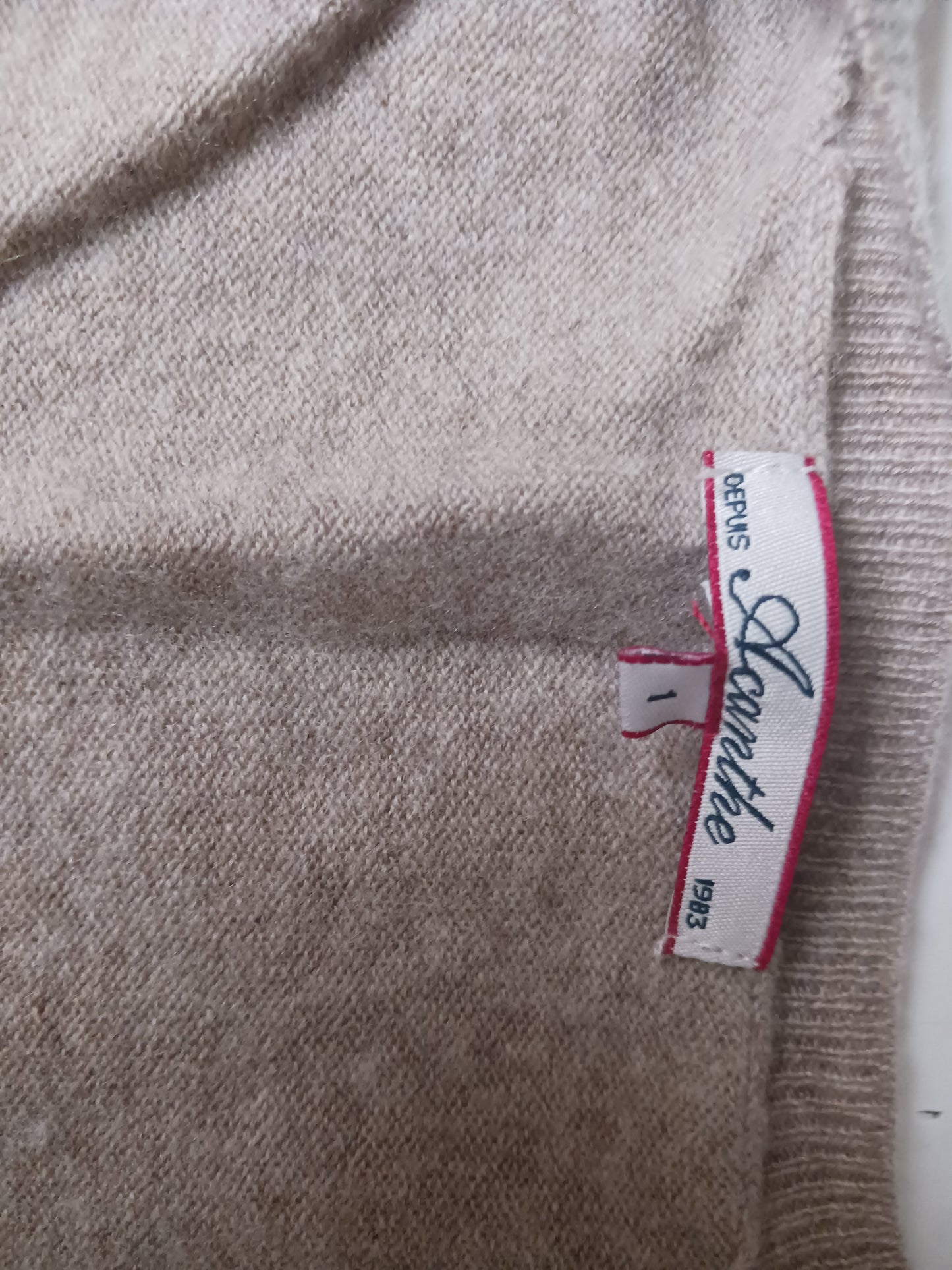 Cardigan V 30 cachemire