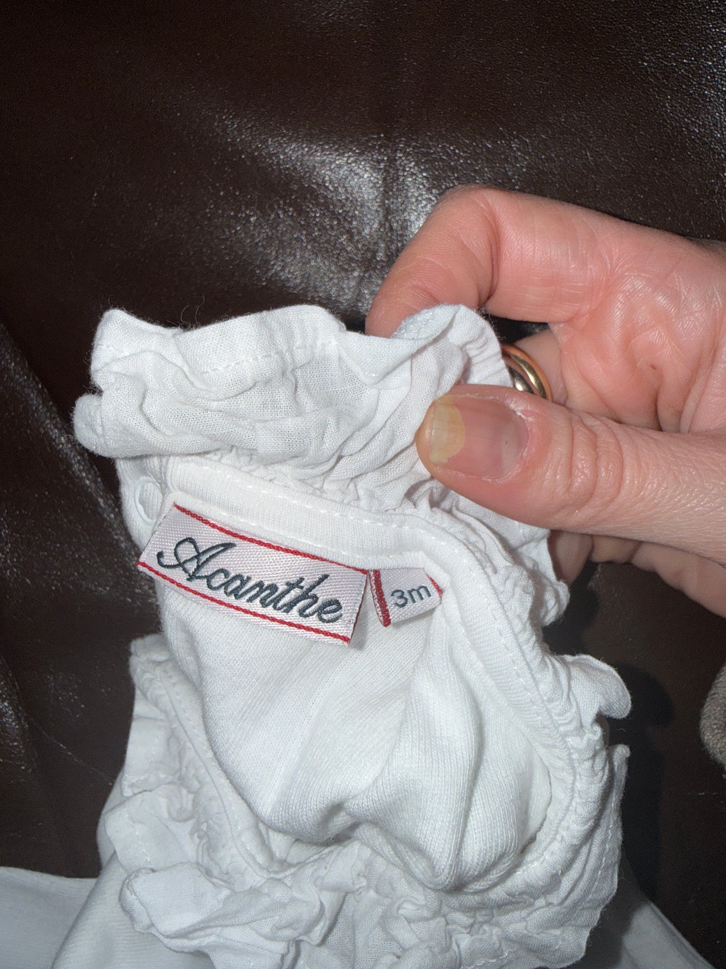 body col volanté ml Blanc