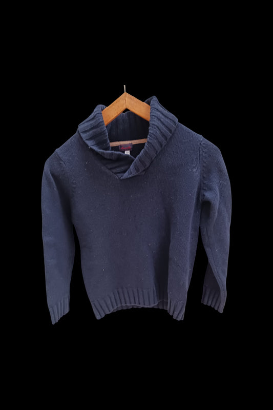 Pull col châle 100% laine d'agneau