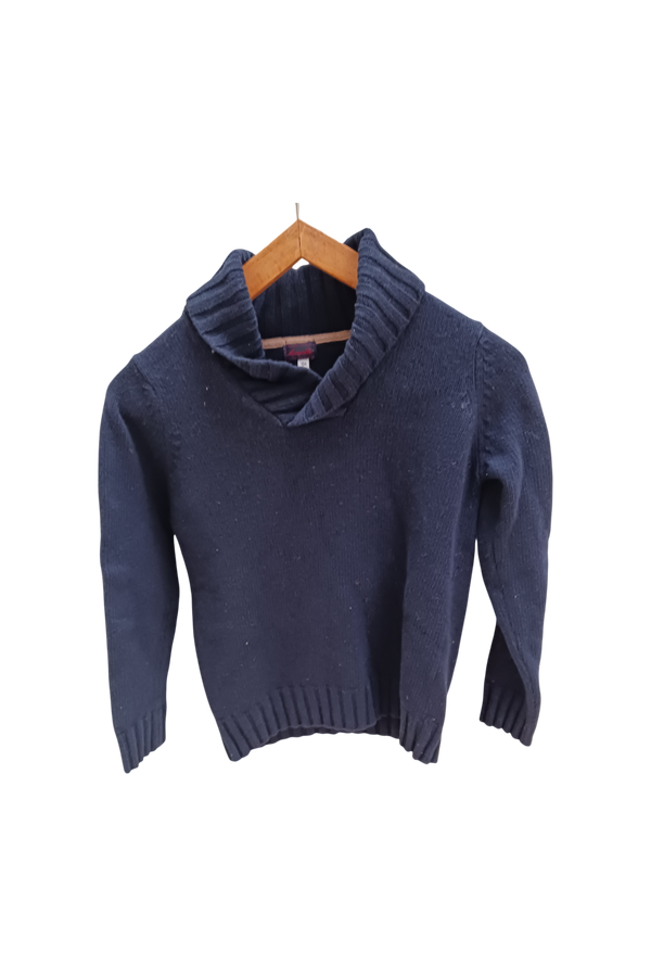 Pull col châle 100% laine d'agneau
