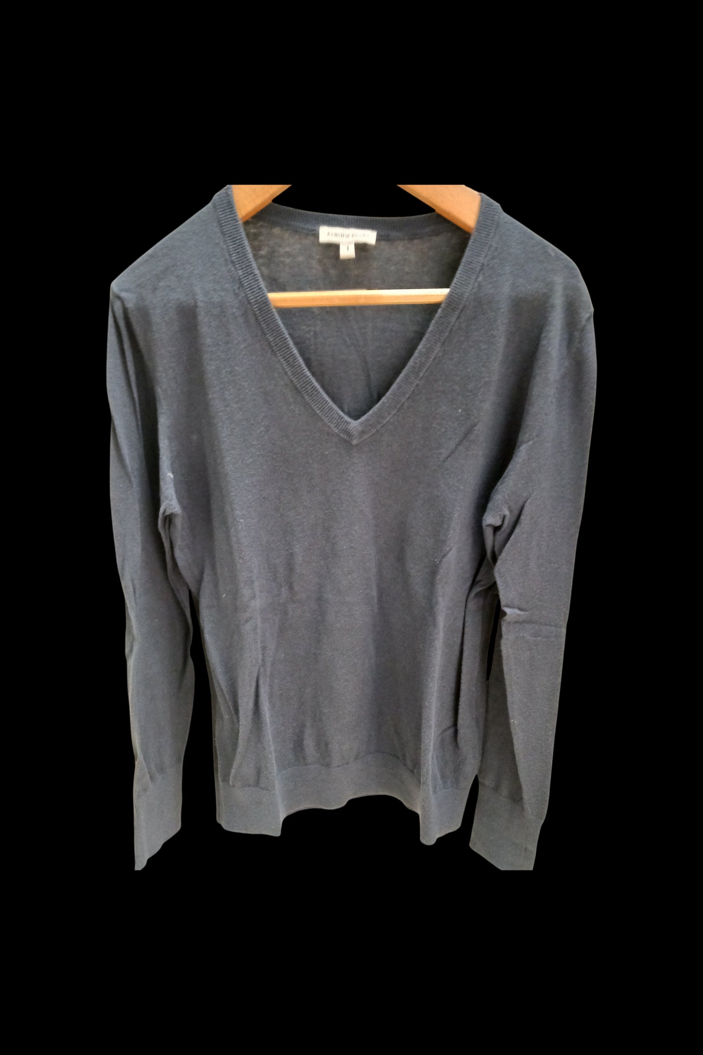 Pull coton col V