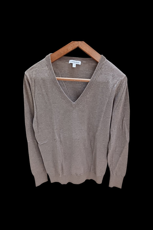 Pull coton col V