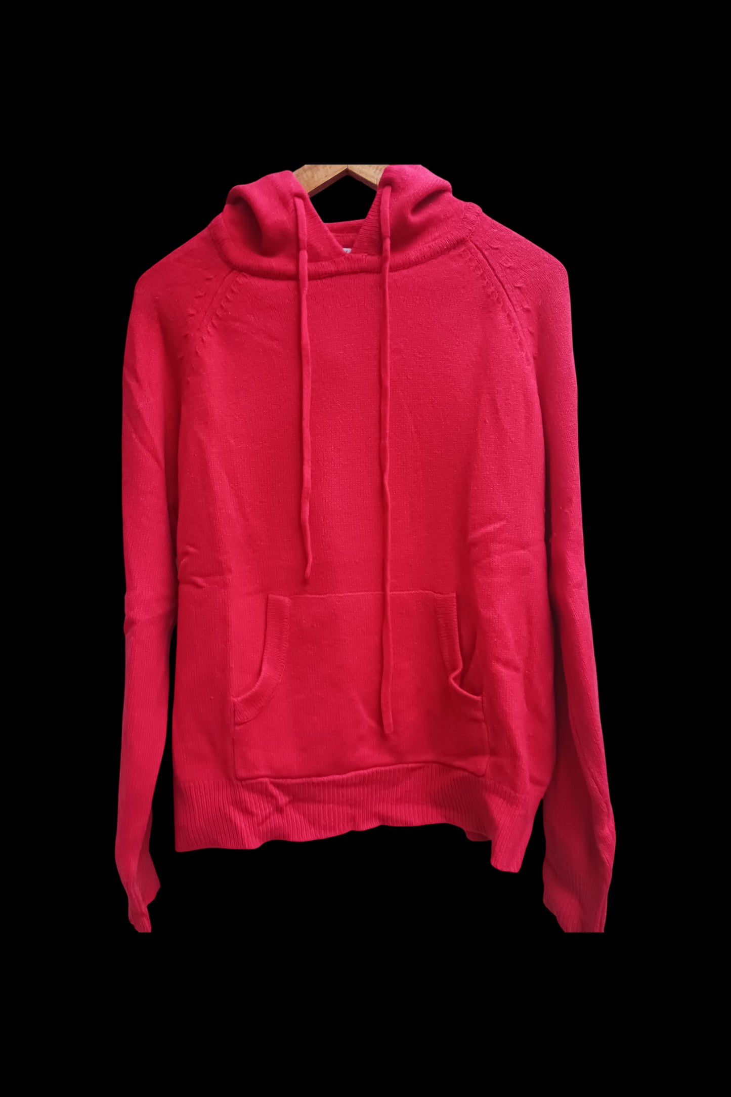 Hoddie 100% cachemire rouge