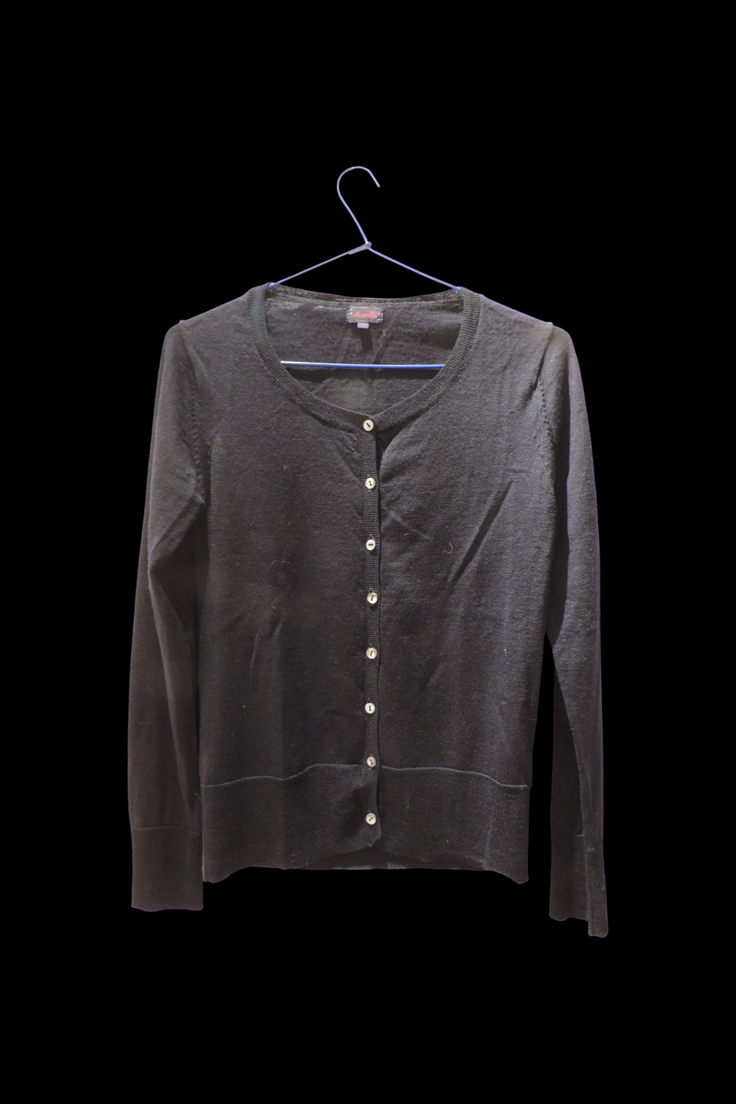 Gilet col rond merinos