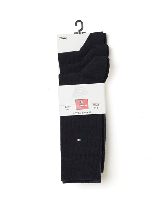 Lot de 3 paires mi-chaussettes 38983 Marine