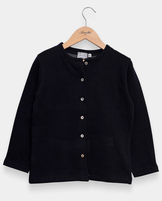 Cardigan sweat marine