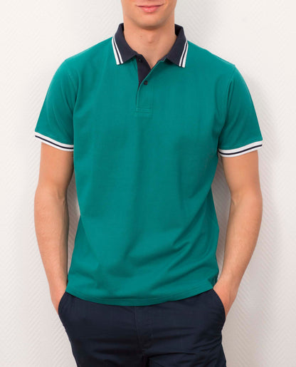 Polo piqué vert