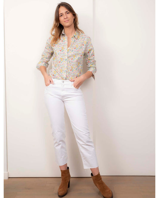 Chemisier classique en Liberty® fleur California Bloom