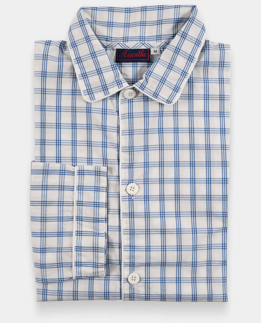 Pyjama carreau bleu