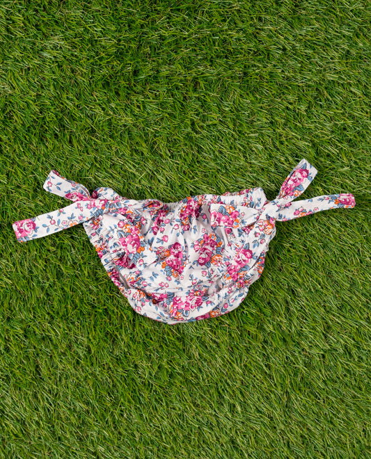 Maillot de bain imprimé fleur rose