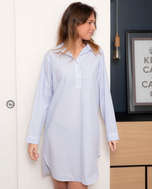 Liquette rayure ciel