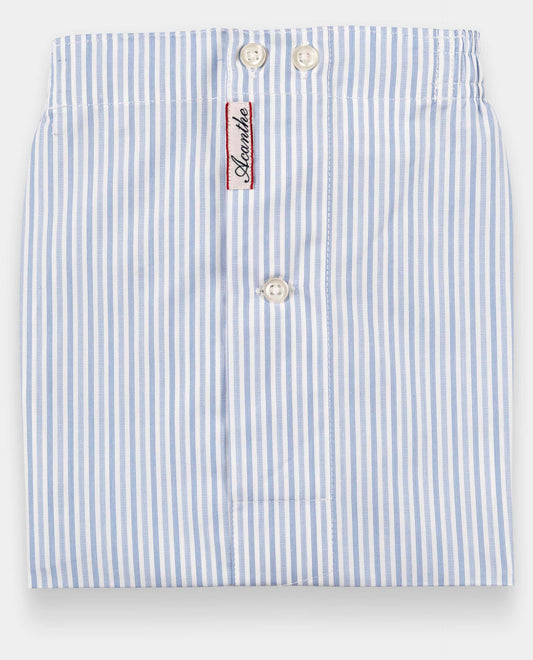 Caleçon rayure bleue