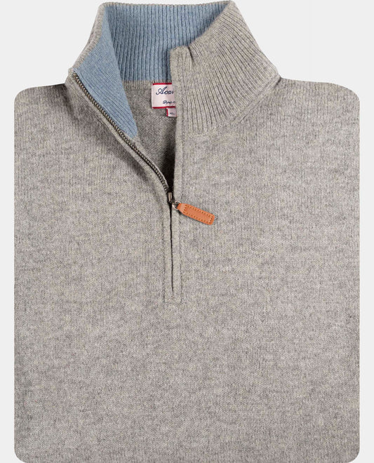 pull zip camionneur 100 lwl Gris