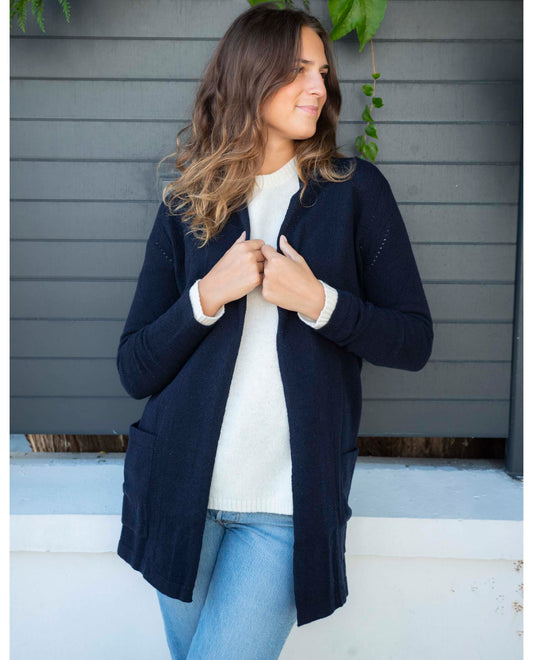 veste emmanchures ajourées 100 lwl Marine