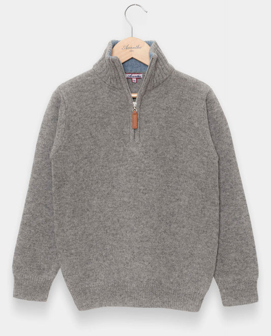 pull zip camionneur 100 lwl Gris