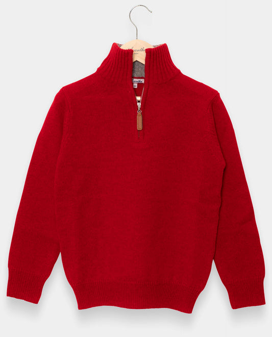 pull zip camionneur 100 lwl Rouge