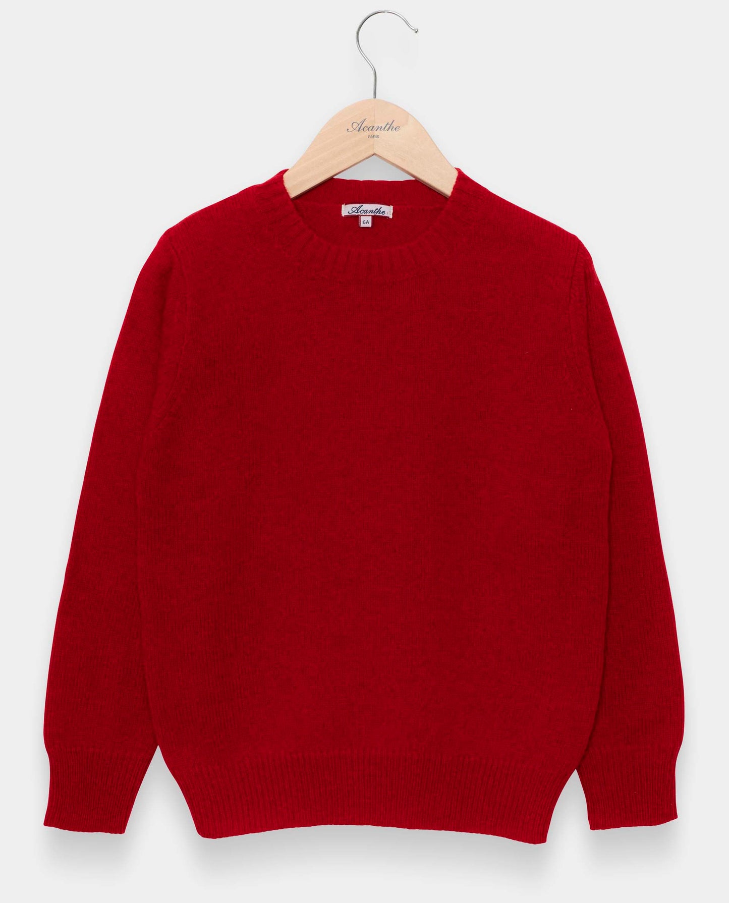 pull col rond 100 lwl JG Rouge