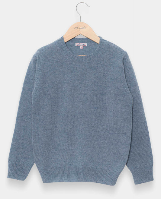 pull col rond 100 lwl JG Denim clair