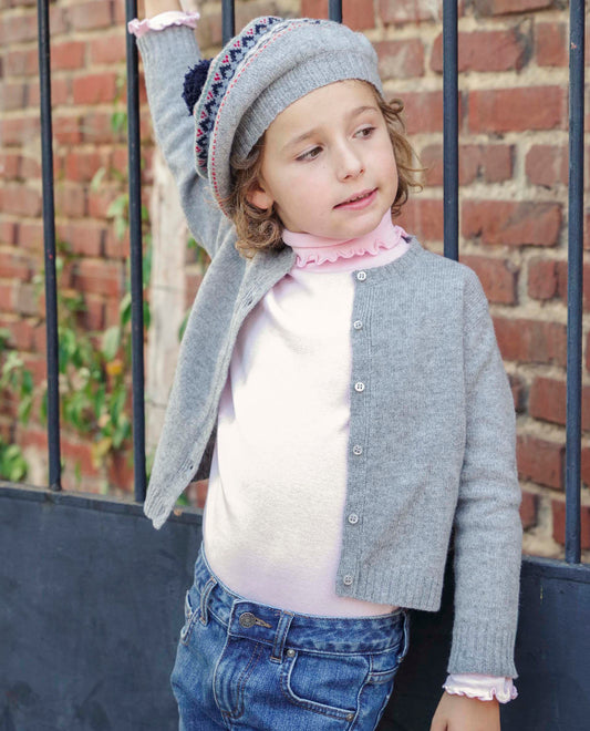 sous pull point bourdon Rose pà¢le