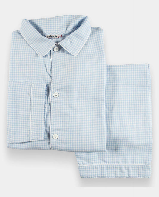 pyjama long vichy ciel