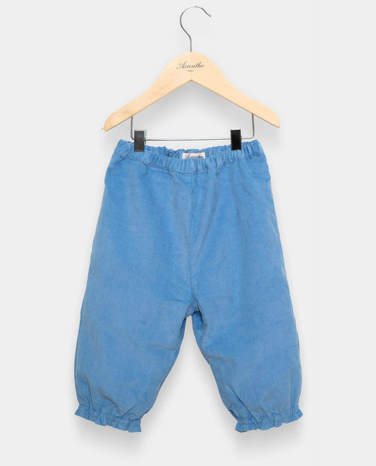 bloomer long velours Ciel