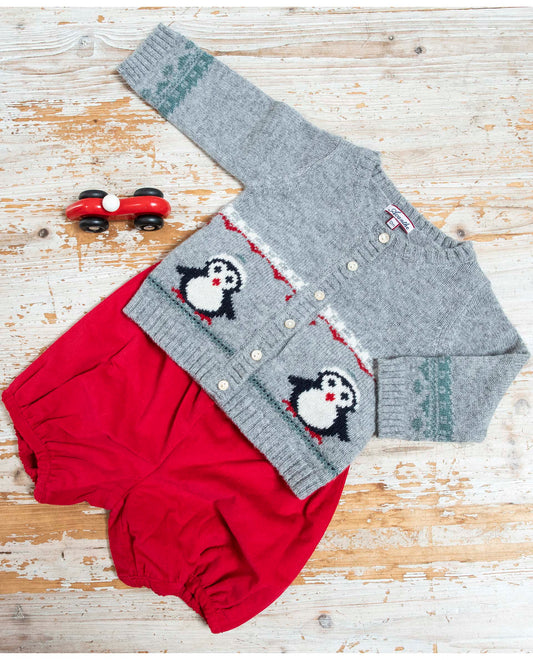 bloomer velours Rouge