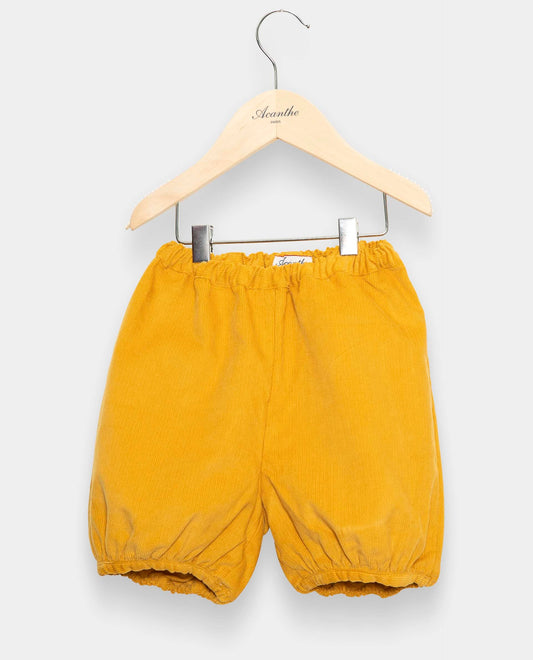 bloomer velours Jaune