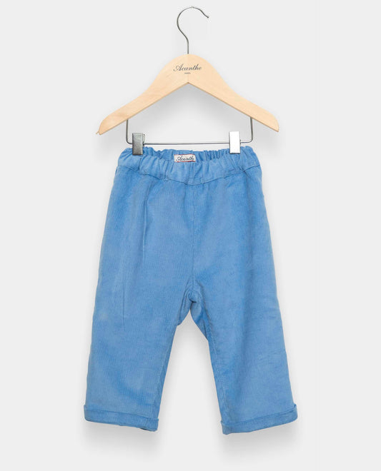 pantalon velours Ciel