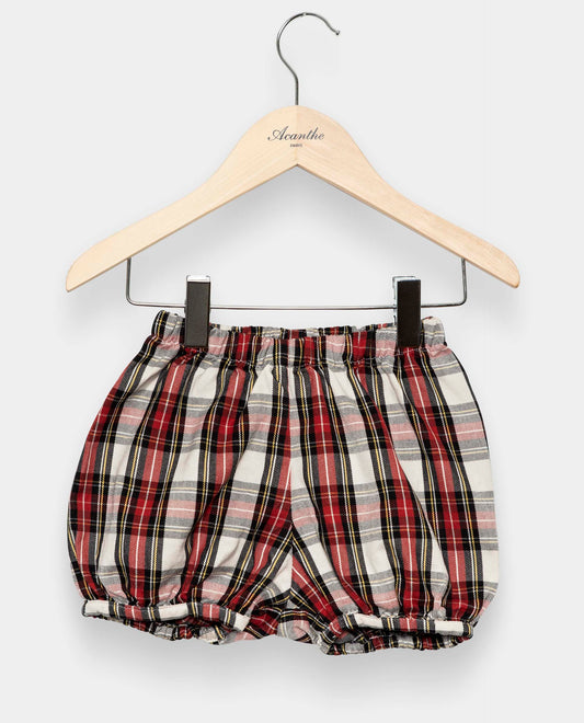 bloomer écossais écossais jaune et rouge