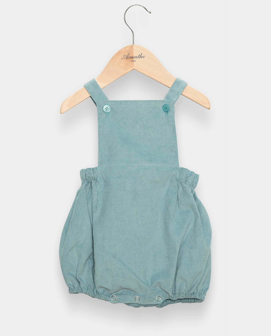 bloomer à  bavette velours vert d eau