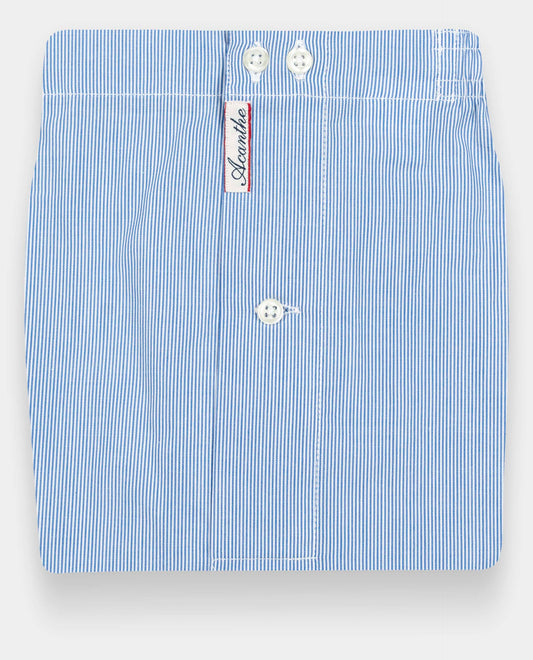 Caleçon rayure bleu moyen