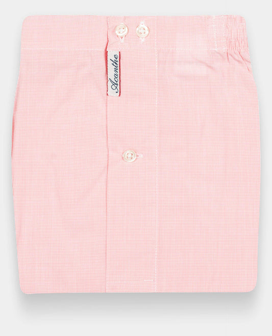 Caleçon Carreaux rose