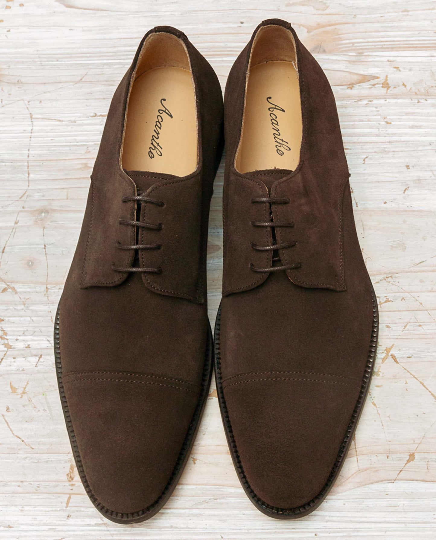 Derby 12683 suede Marron