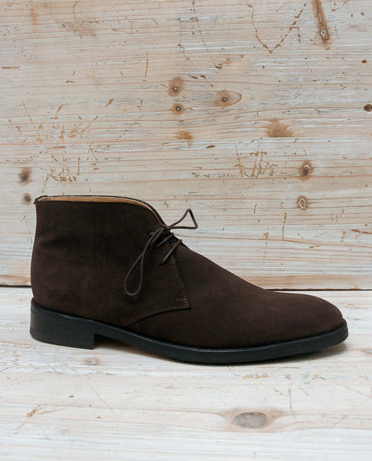 Boots à  lacet 13378 suede Marron