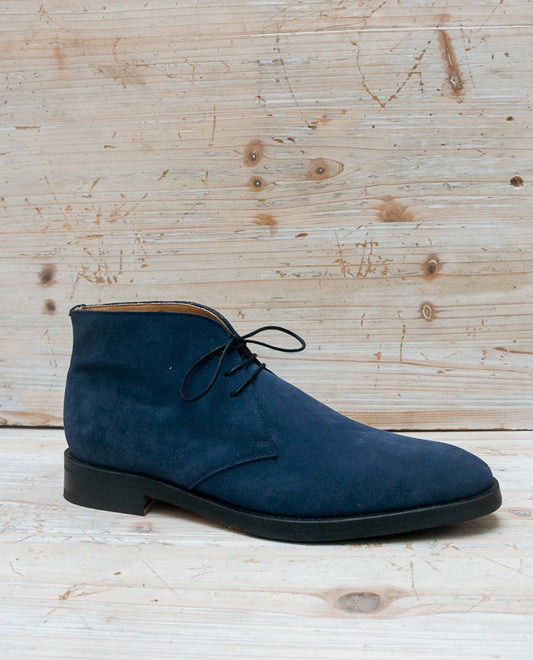 Boots à  lacet 13378 suede Bleu