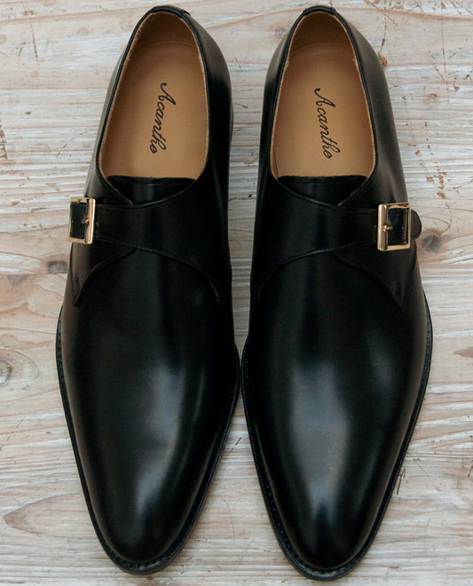 Une boucle 13383 cuir Noir