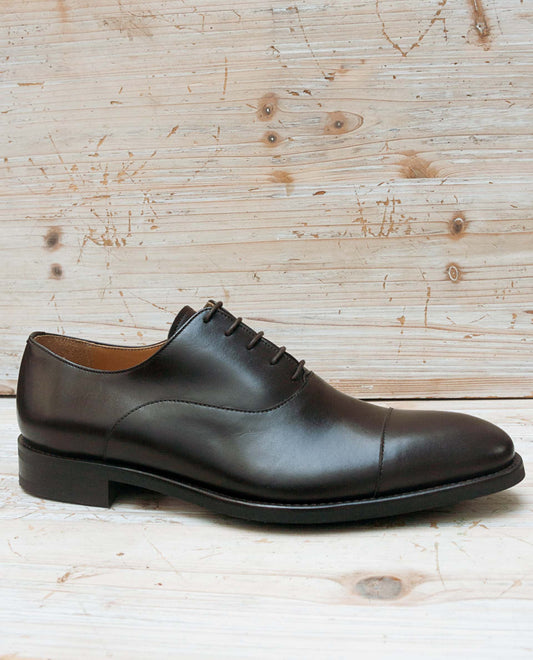 Richelieu 12605 cuir darkbrown