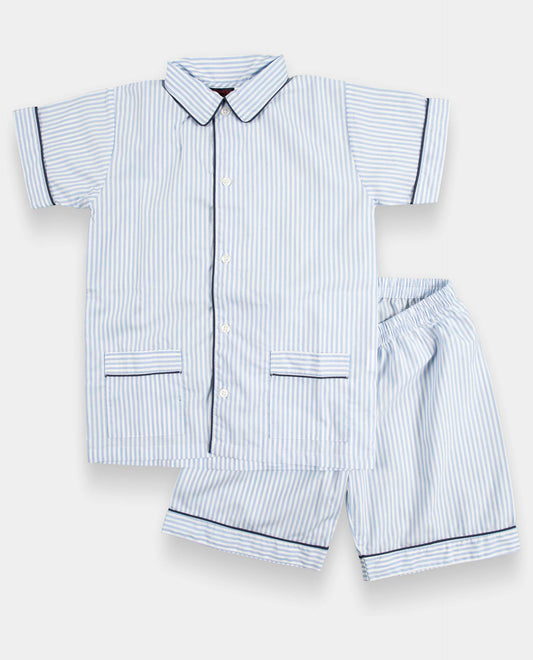 pyjama court JG rayure ciel