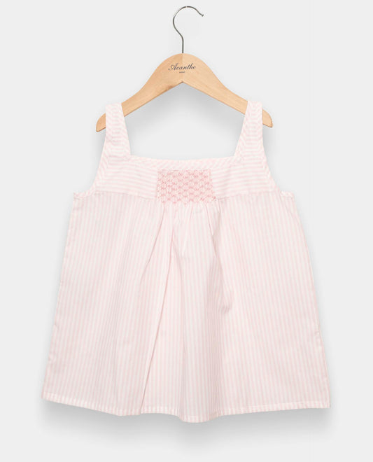 pyjashort rayure rose