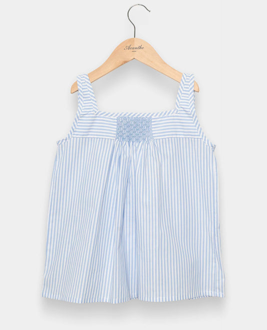 pyjashort rayure bleue