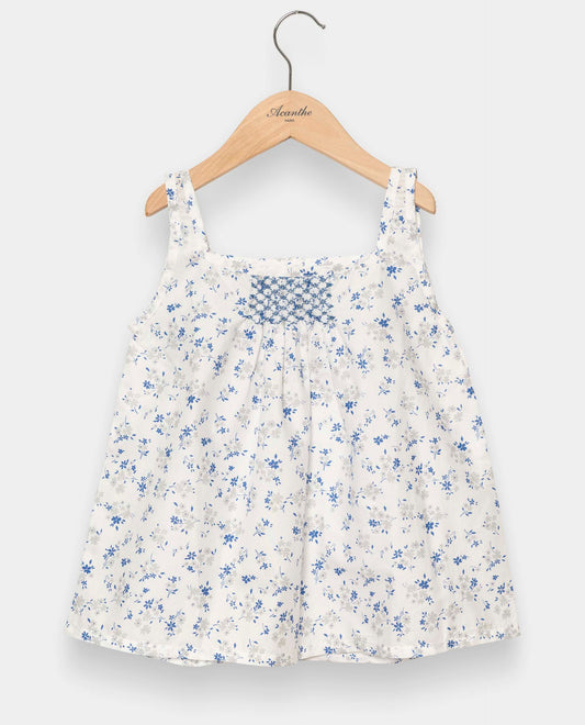 pyjashort JF imprimé fleur grise