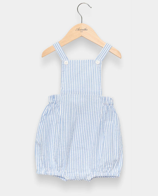 bloomer bavette seersucker rayure ciel