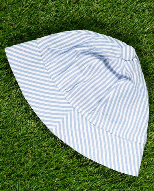 bob seersucker rayure ciel