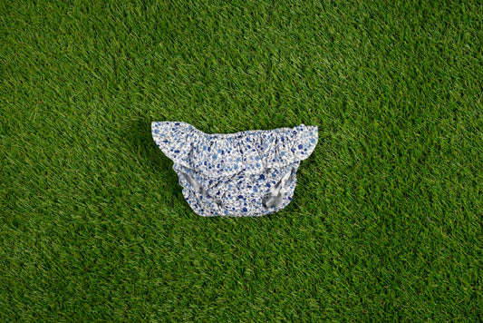 monokini fleur bleue