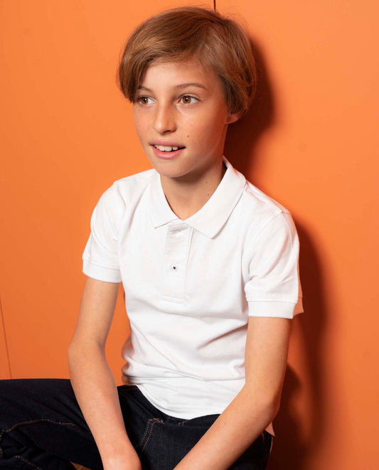 polo jersey mc Blanc