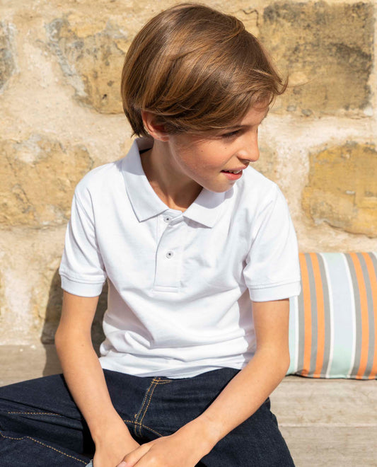 polo jersey mc JG Blanc