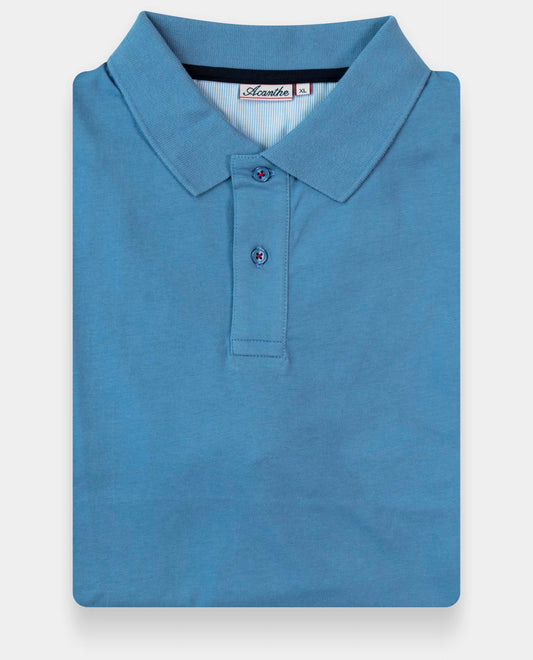 polo jersey mc Bleu