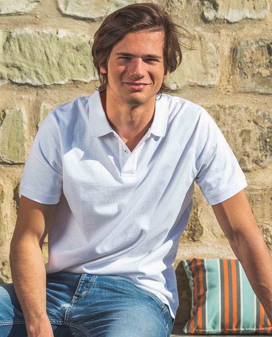 polo jersey mc Blanc