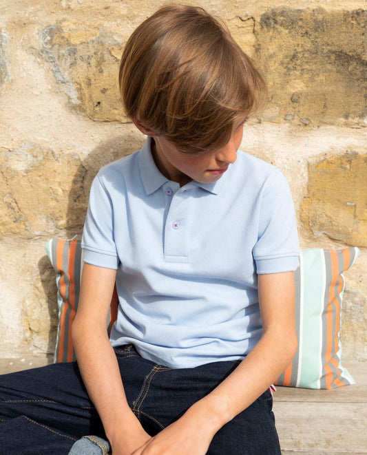 polo piqué mc JG Ciel