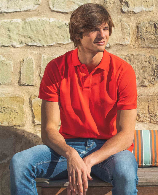 polo piqué mc Rouge